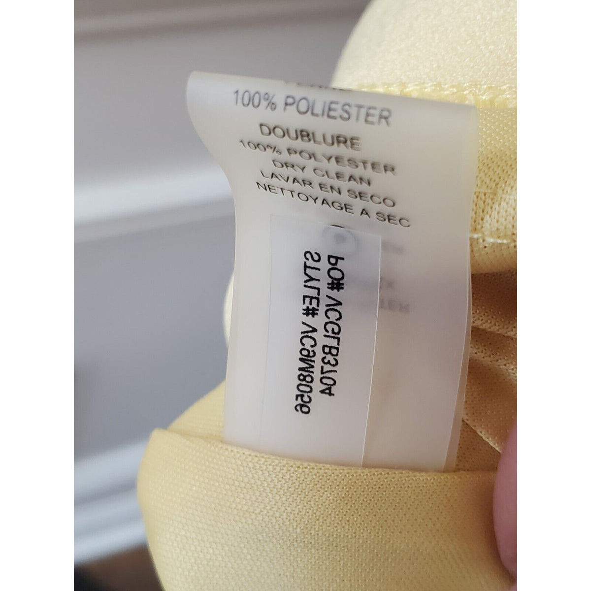 Vince Camuto Yellow Pleated Cape Collar Polyester Sleeveless Knee Length Dress 6