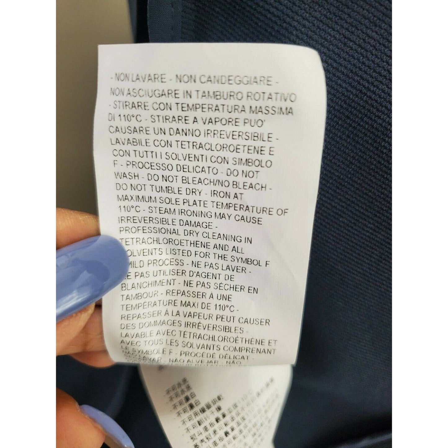 Emporio Armani Women's Solid Viscose One Button Single Breasted Blazer Size 46