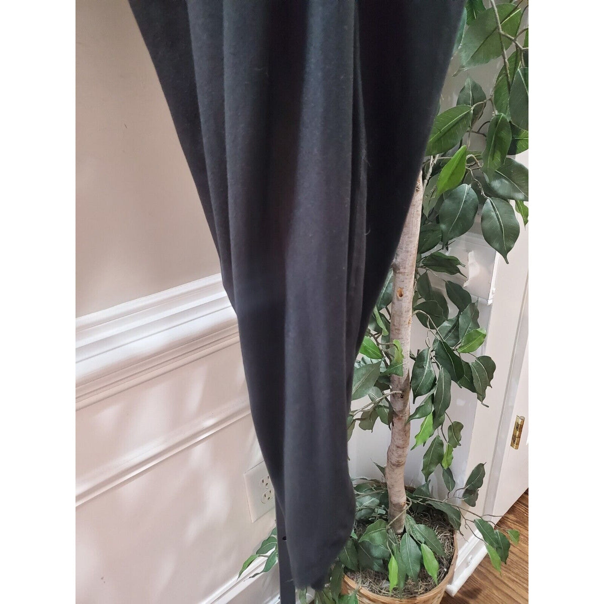 Lulu’s Women's Black Solid Polyester Scenic Drive Midi Skirt Size X-Small