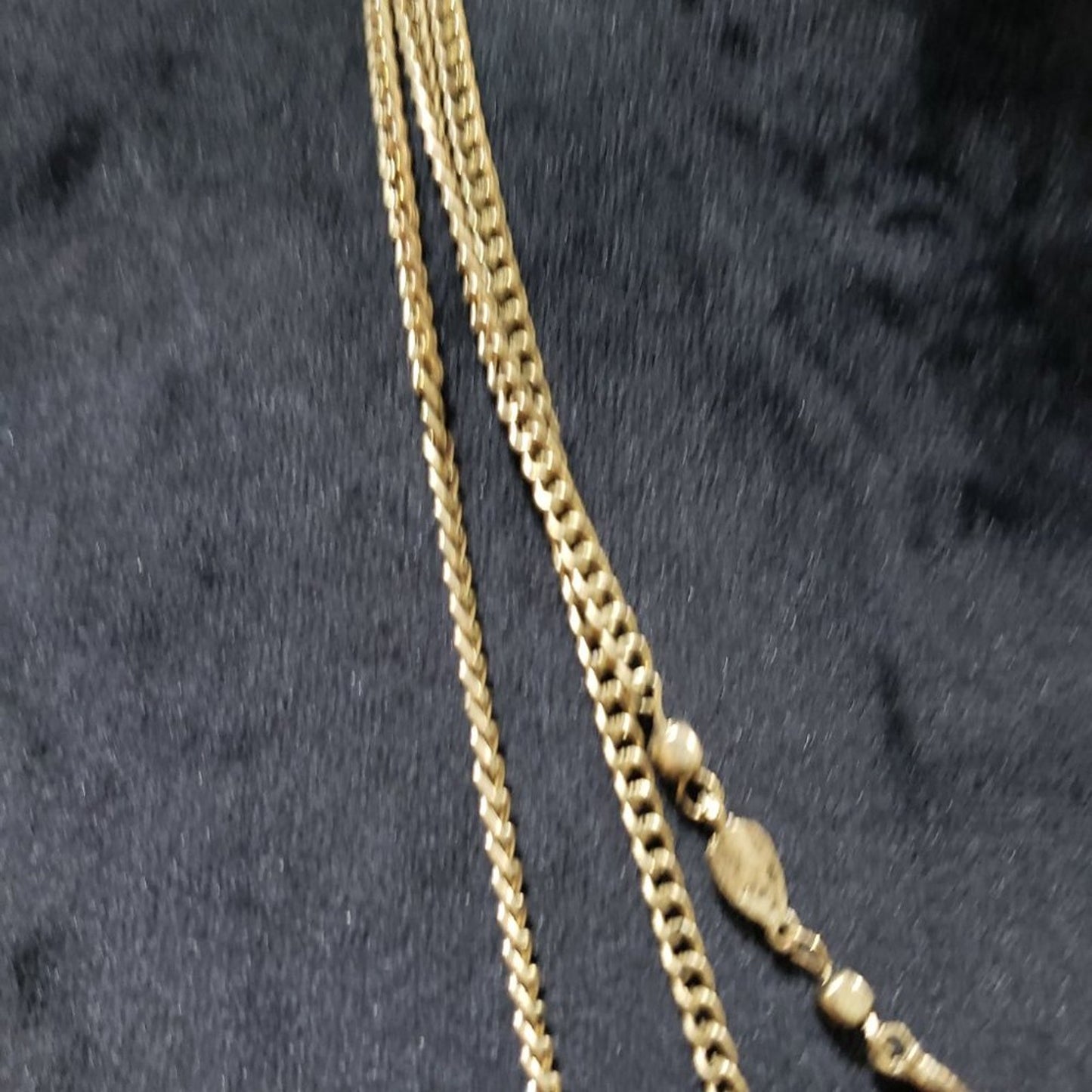 Women Gold Tone Multi-layer Chain Pendant Necklace Adorned w/ Metal Charm Tassel