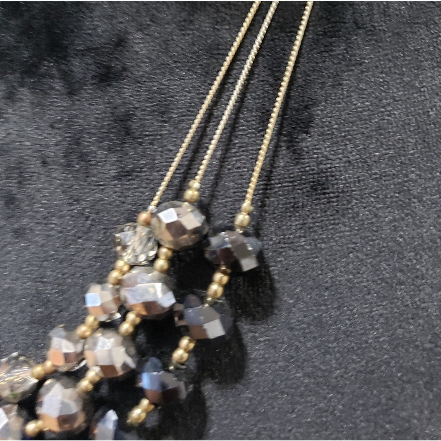 Triple Layer Beaded Multicolor Necklace