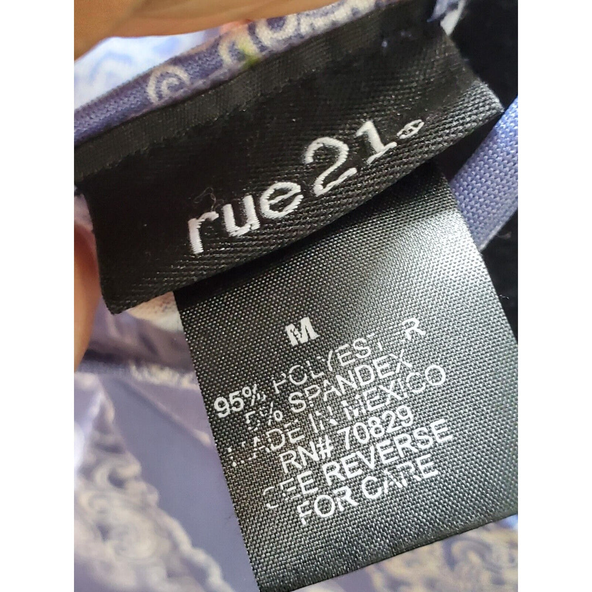 Rue 21 Women Purple Polyester Sleeveless Casual Knee Length Strappy Dress Medium