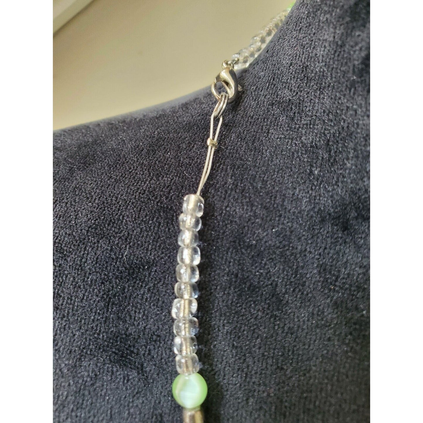 Venetian Heart Murano Glass Amethyst Heart Pretty Beaded Charm Style Necklace