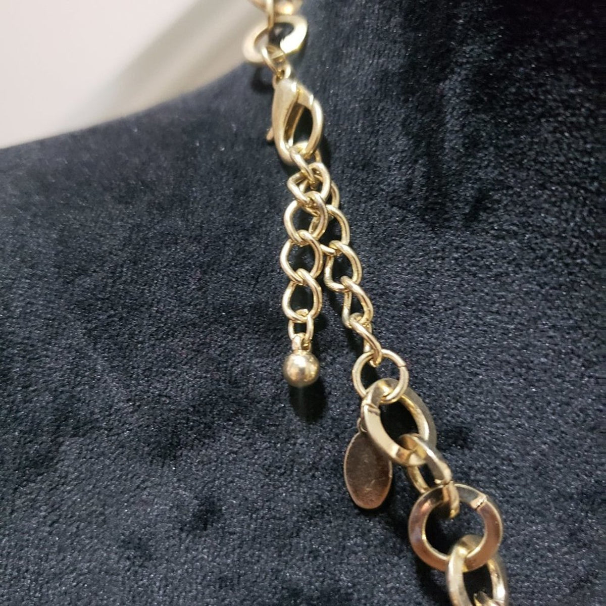 Traci Lynn Women's Faux Pearl Statement Chunky Bib Choker Necklace