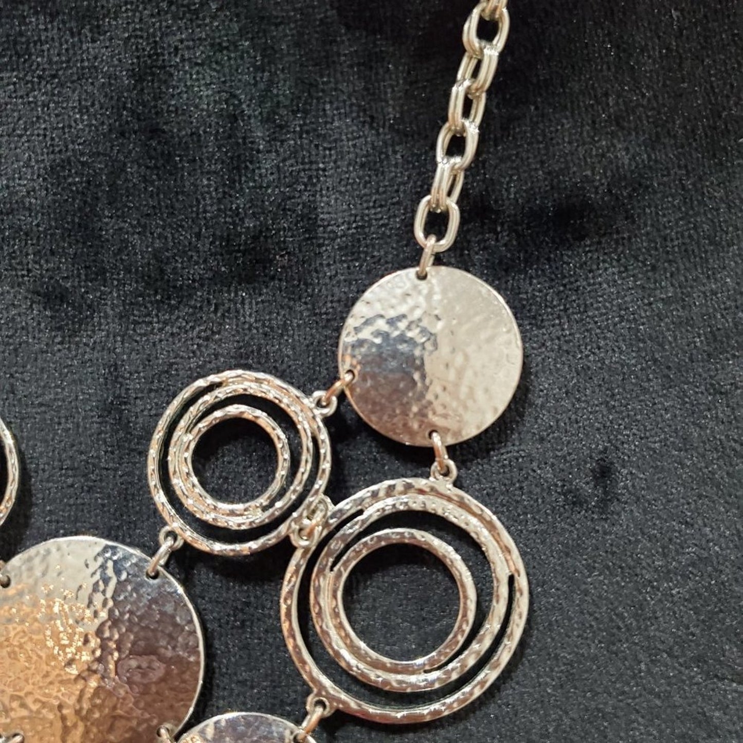 Women's Gold Round Decor Link Chain Fashion Jewelry Necklace