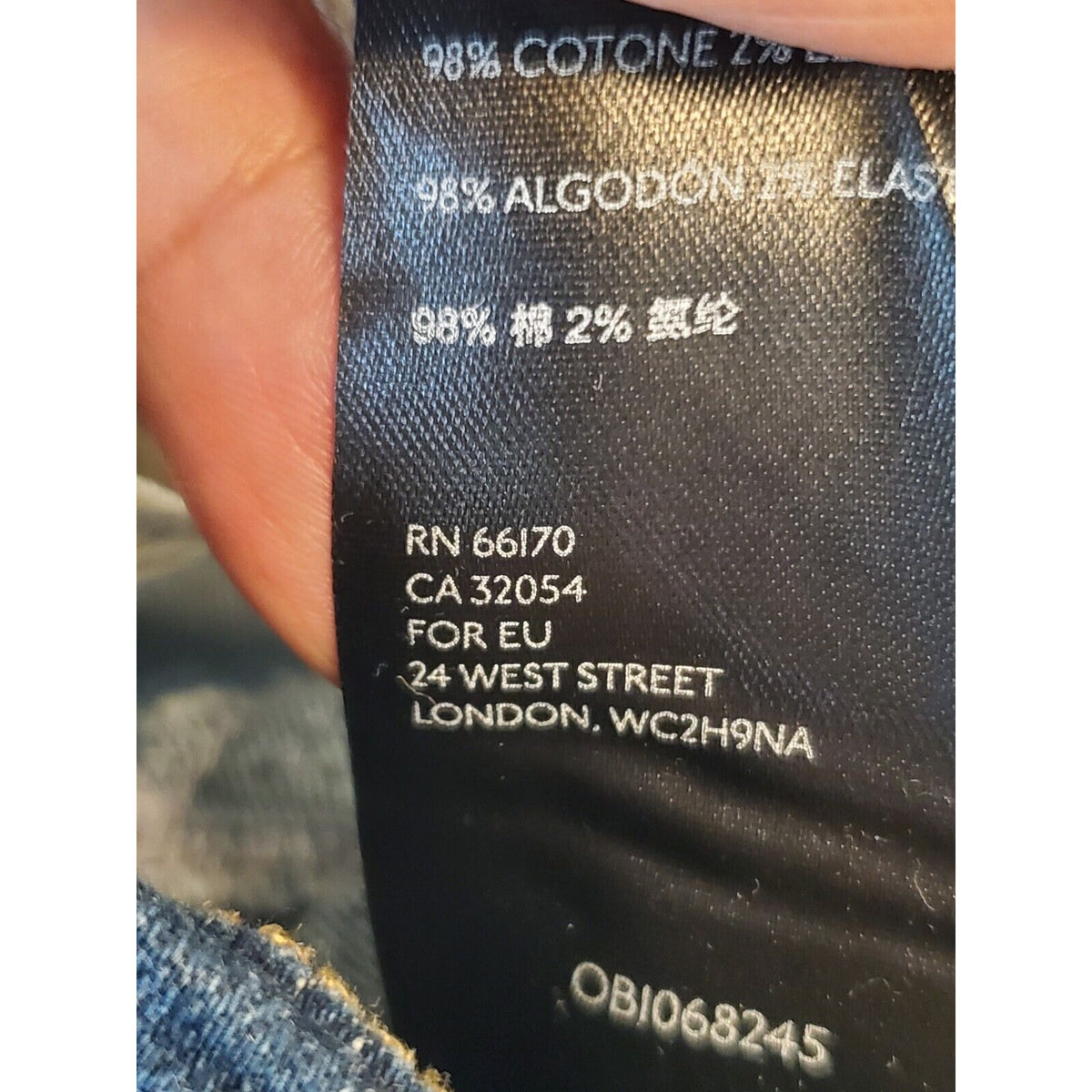 Free People Feel Like Sunshine Blue Denim Cotton Dark Wash Jeans Pant Size 24