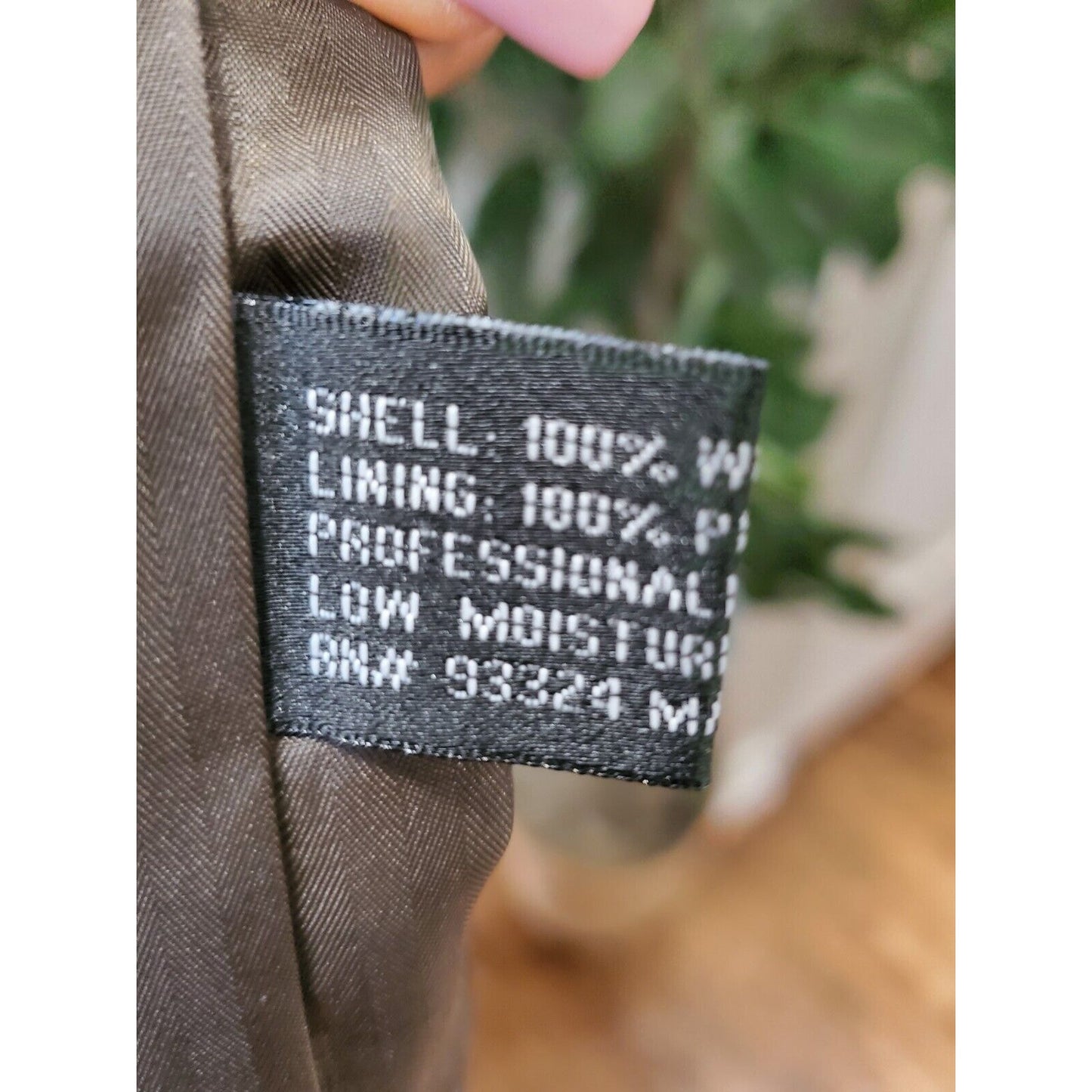 Lineage Men's Brown Lined Wool Single Breasted Blazer & Pant 2 Piece Suit 44X31
