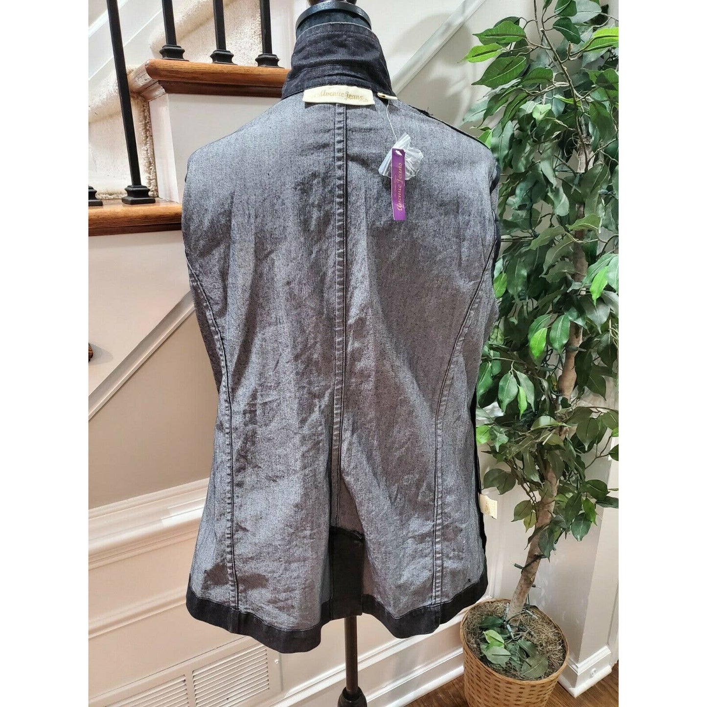 Avenue Jeans Women's Cotton Long Sleeve Single Breasted Jacket Blazer Size 18/20