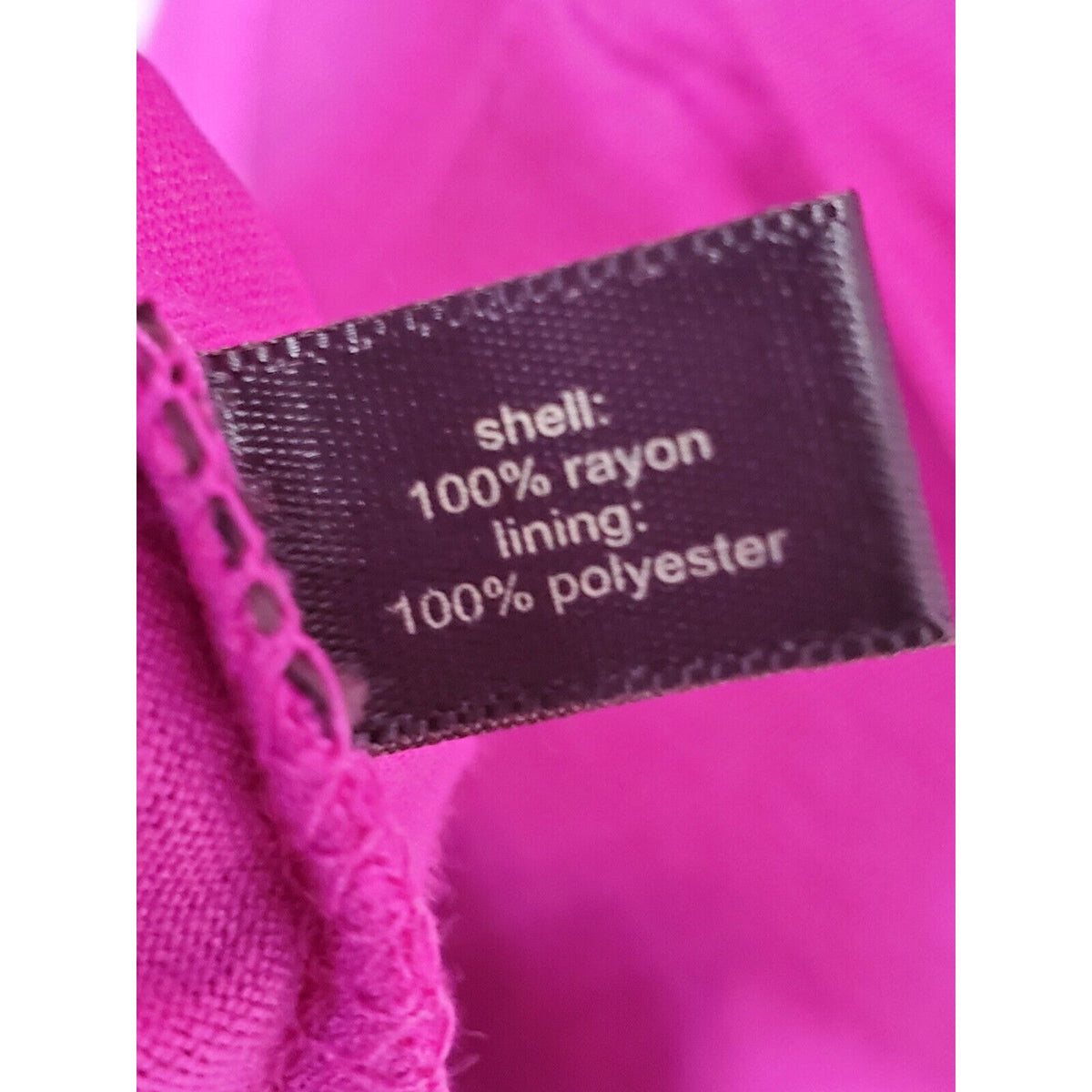 The Limited Women's Pink Rayon Cowl Neck Sleeveless Knee Length Dress Medium