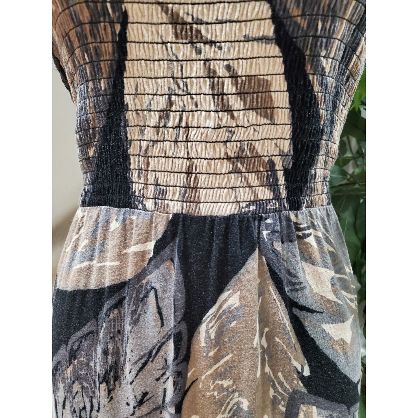 Sonoma Women's Multicolor Cotton Square Neck Sleeveless Casual Long Maxi Dress L