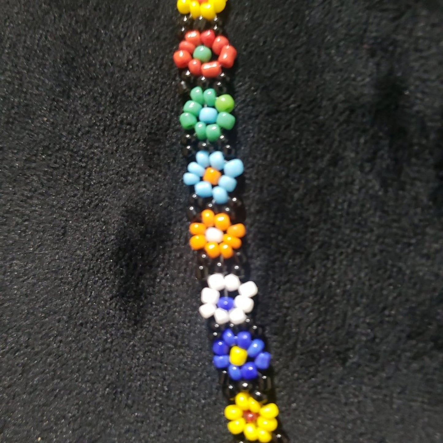 Womens Modern Fashion Multicolor Stones Beaded Floral Statment Collar Necklace