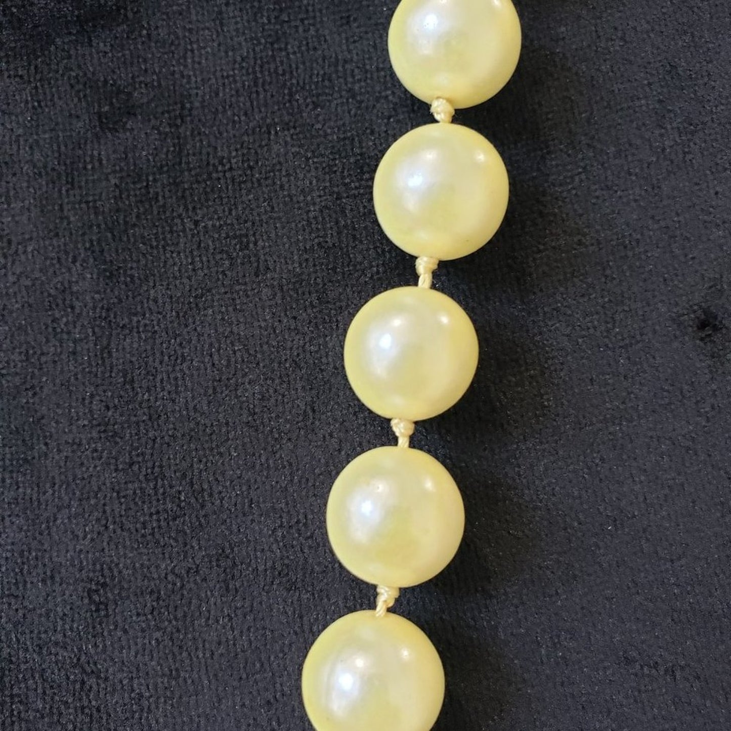 Womens Fashion Yellow Aventurine Round Glass Beaded Teardrop Necklace Jewelery