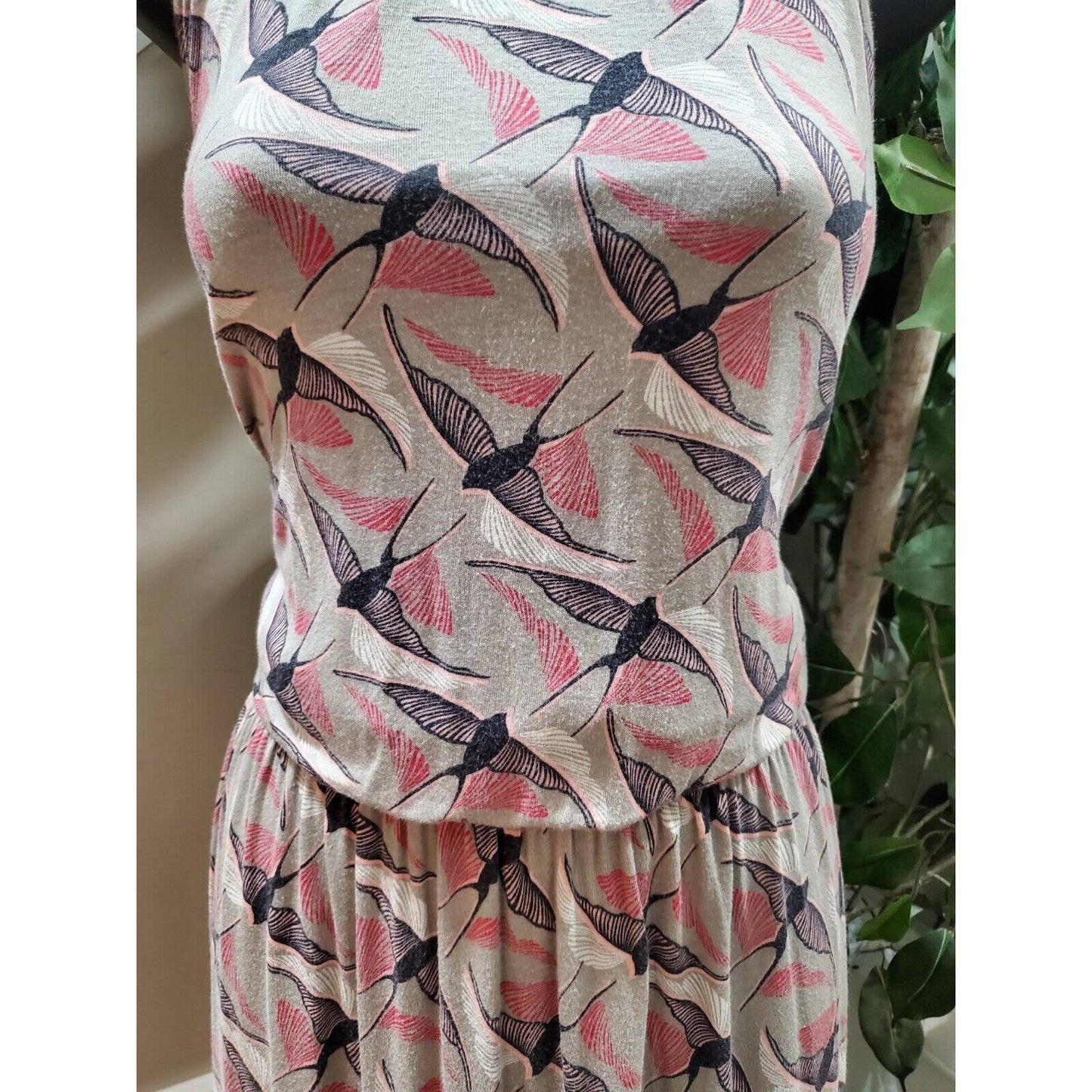 Apt.9 Women Multicolor Rayon Halter Neck Sleeveless Long Maxi Dress Size Medium