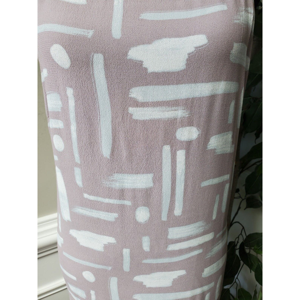 Silence + Noise Women's Purple Sleeveless Knee Length Strappy Dress Size Large
