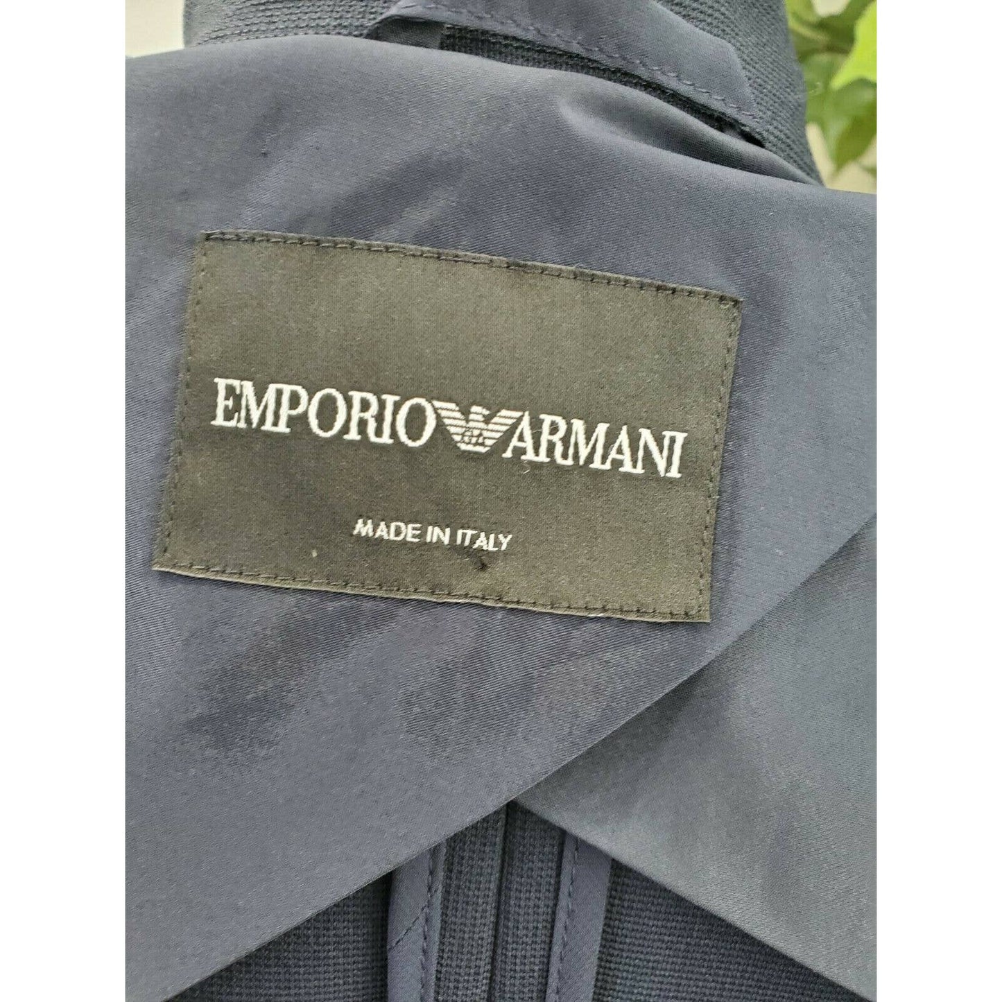 Emporio Armani Women's Solid Viscose One Button Single Breasted Blazer Size 46