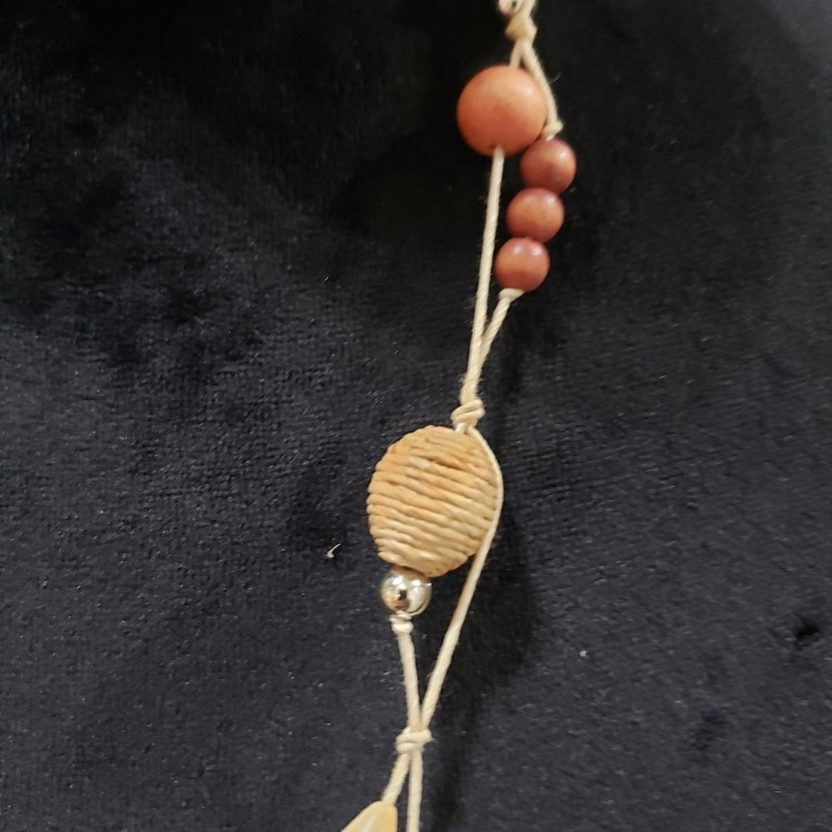 Women's Stone & lovely Maas Green Jade Brown Colors Necklace