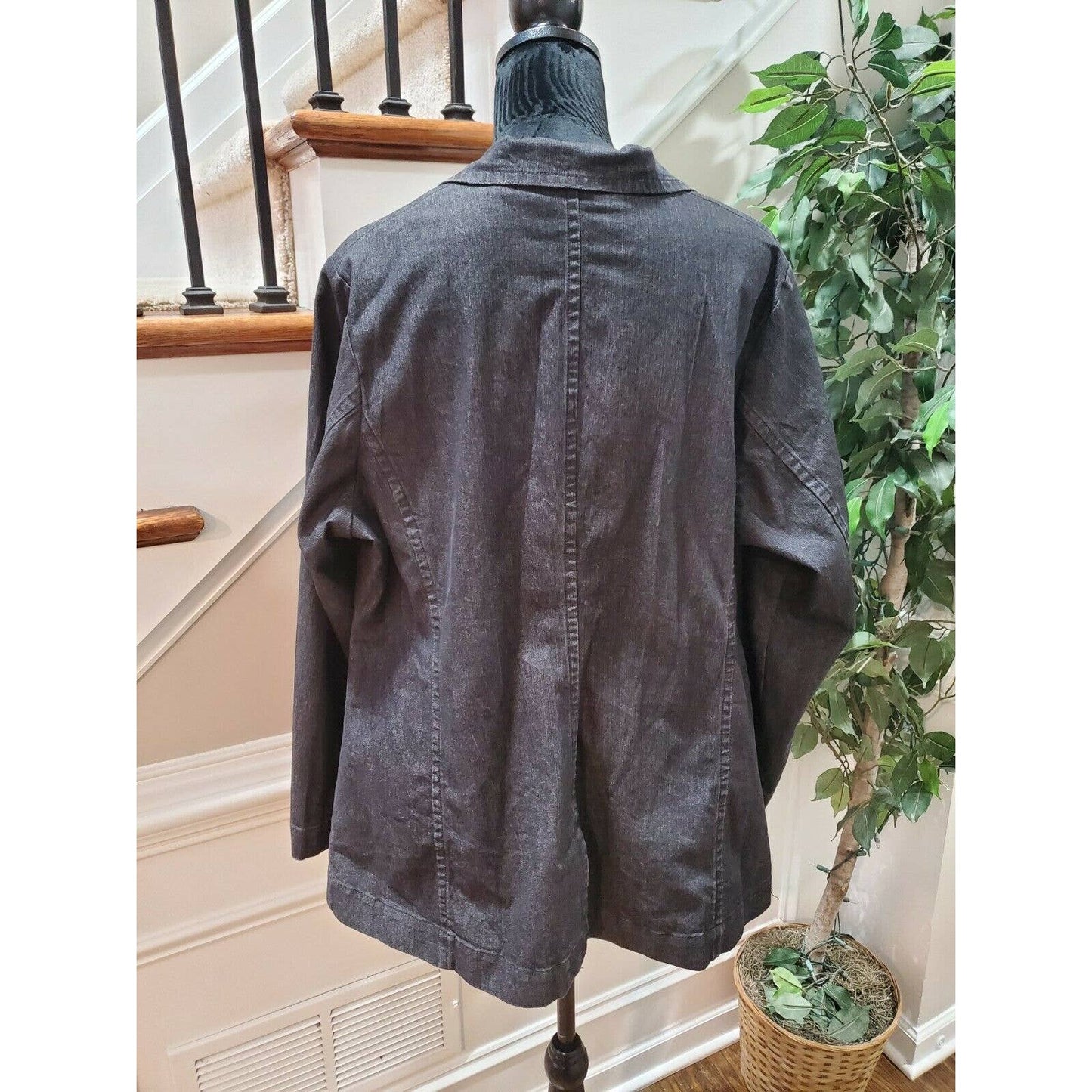 Avenue Jeans Women's Cotton Long Sleeve Single Breasted Jacket Blazer Size 18/20