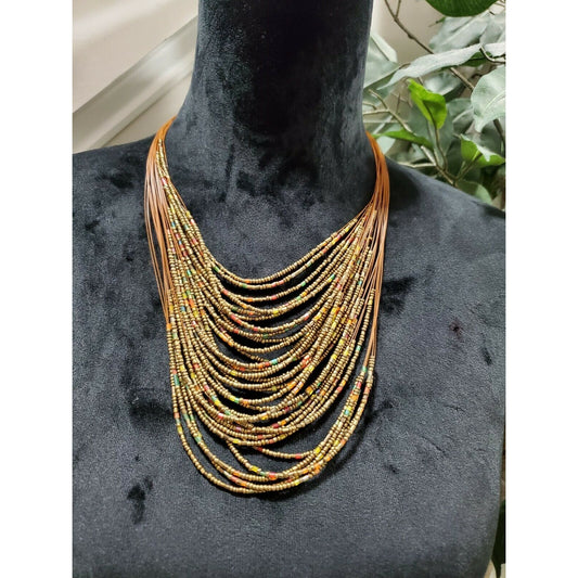 Multi-Layer Colorful Beads Bohemian Style Necklace