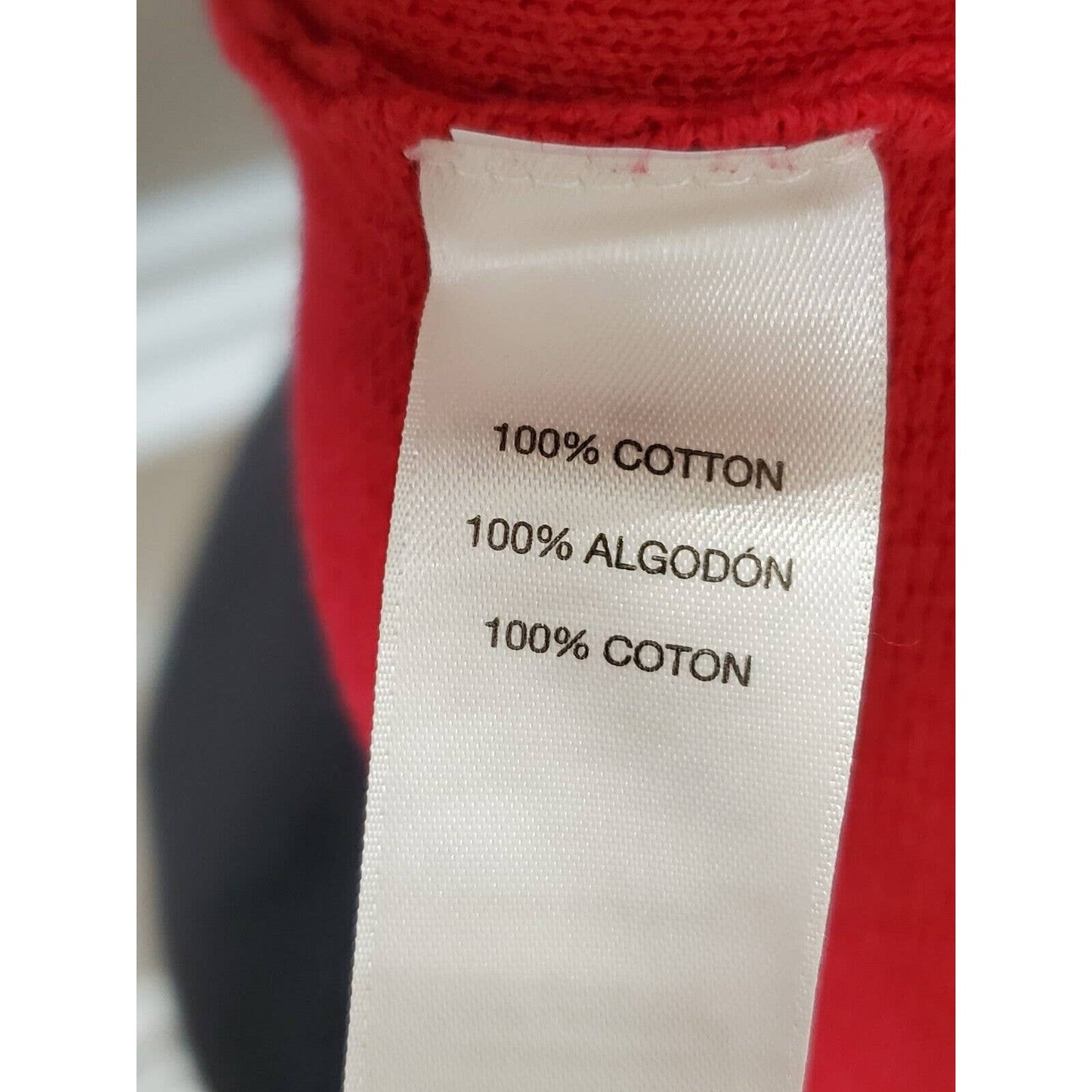 Chico's Women's Red 100% Cotton Sleeveless Open Front Cardigan Sweater Size S