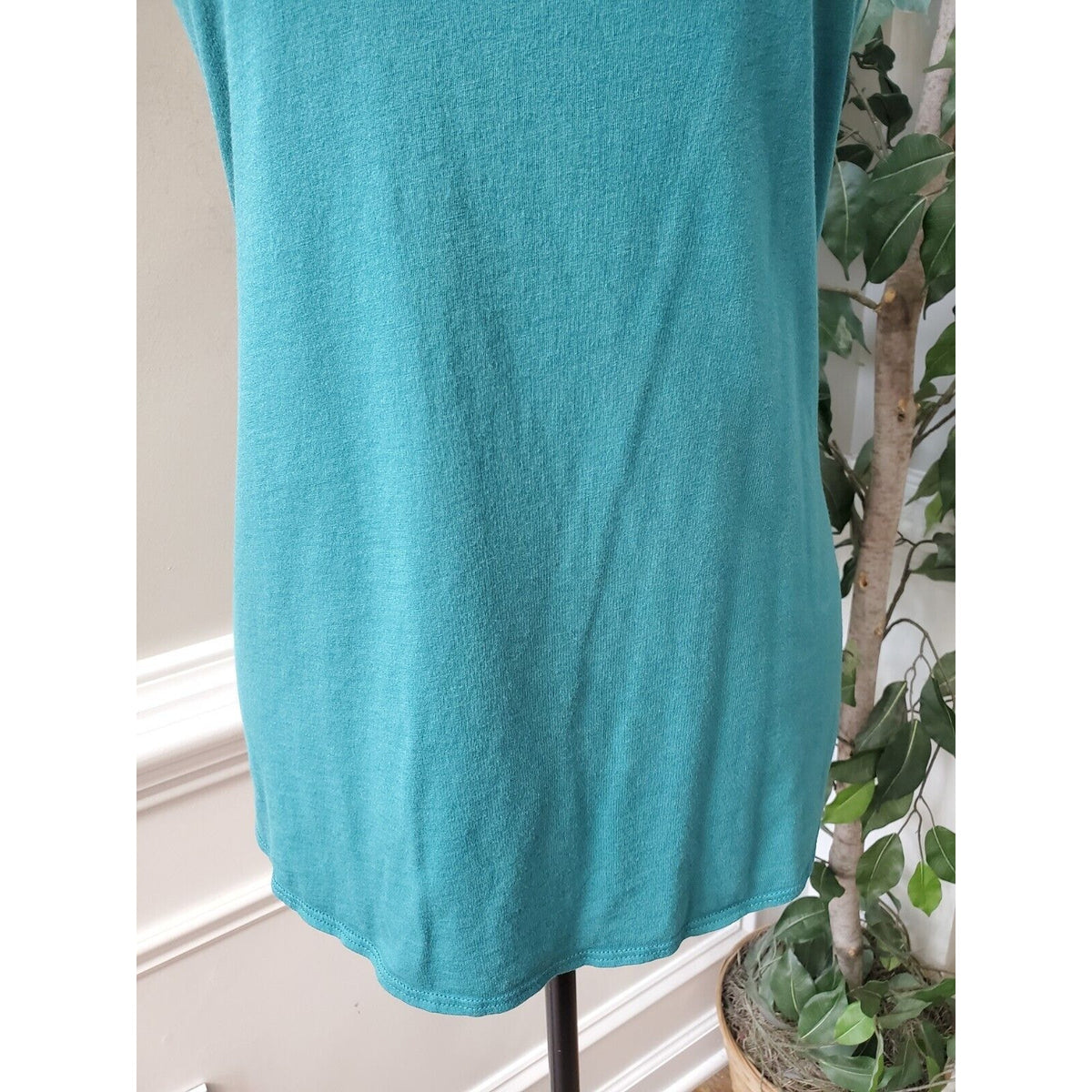 Gap Women's Green Cotton Scoop Neck Sleeveless Casual Top Blouse Size X-Large