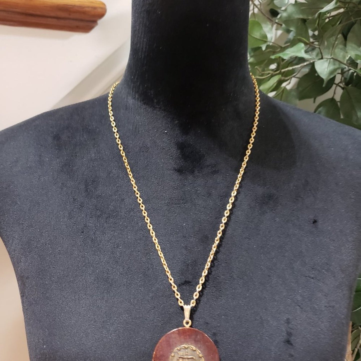 Womens Gold Tain Chain Attorney Libra Pendant Necklace with Lobster