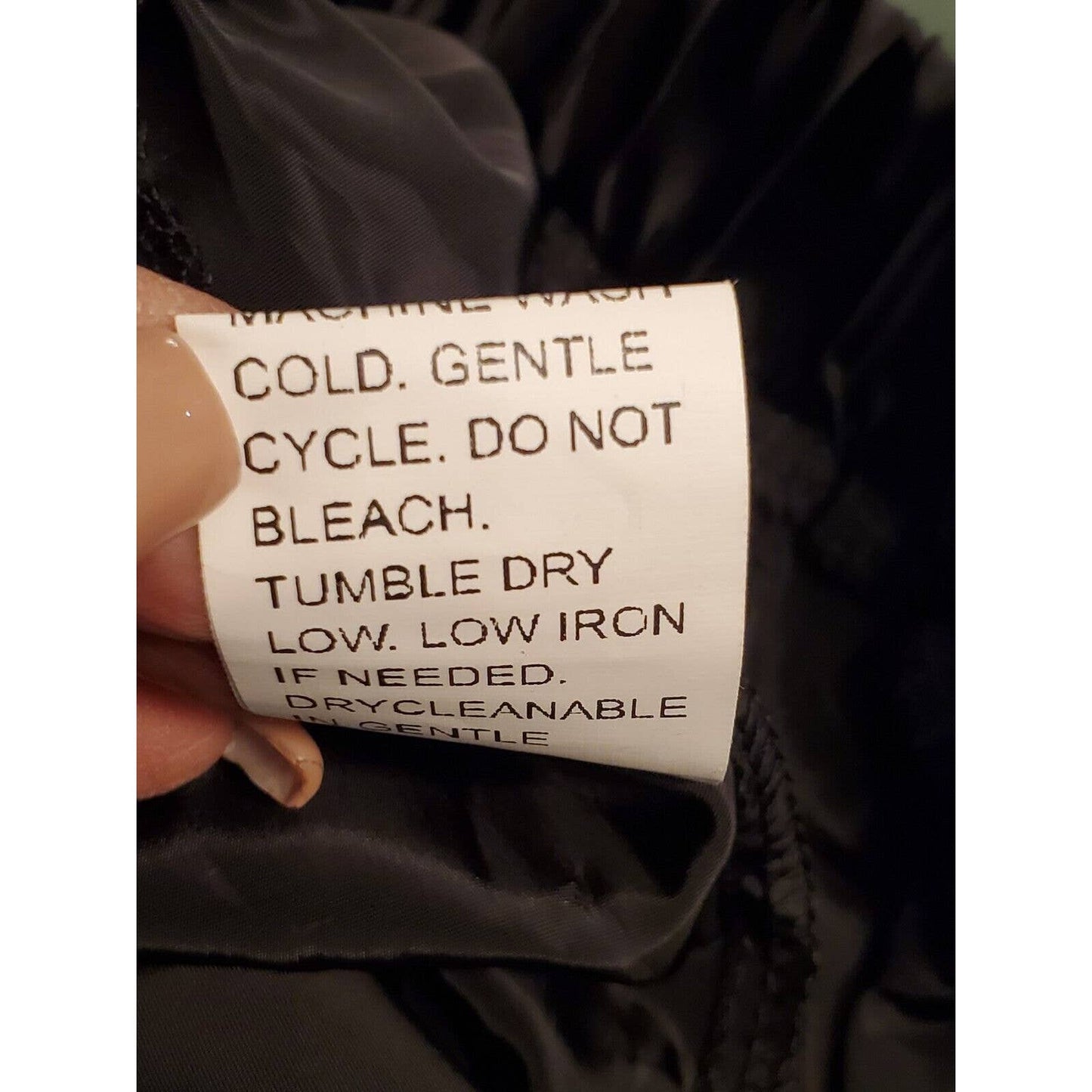 Sheln Women Black 100% Polyester Mid Rise Pull On Cargo Trouser Pant Size Small