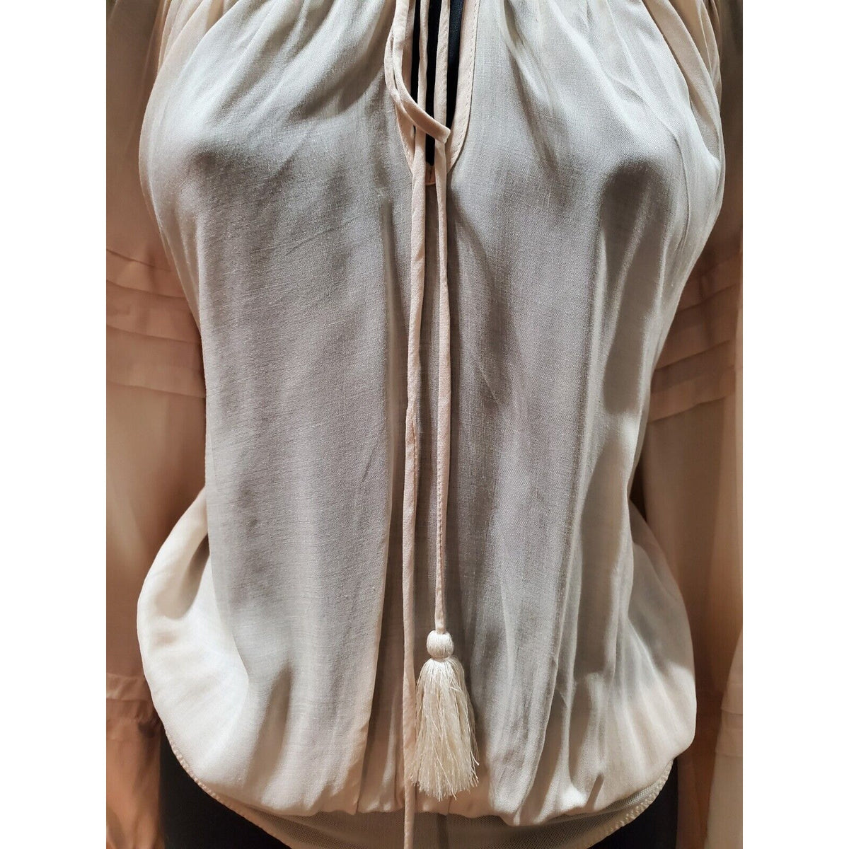 Wish List Apparel Women’s Pink Round Neck Sleeveless One Piece Bodysuit Size S