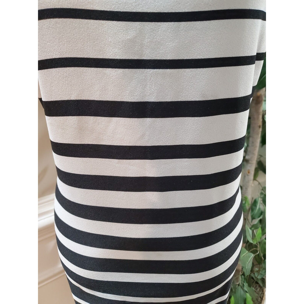 Voir Voir Women Multi Polyester Sleeveless Round Neck Knee Length Dress Size 14W