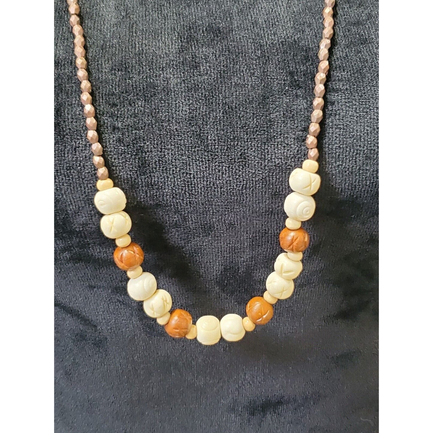 Women's Multicolor Long Ball Beaded Round Bubble Stylish Necklace