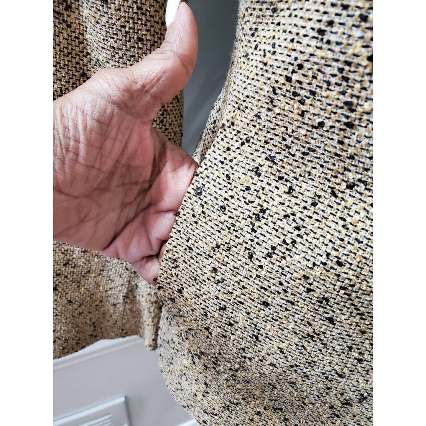 Kasper Women's Gray Rayon Single Breasted Long Sleeve Casual Jacket Blazer Size 6