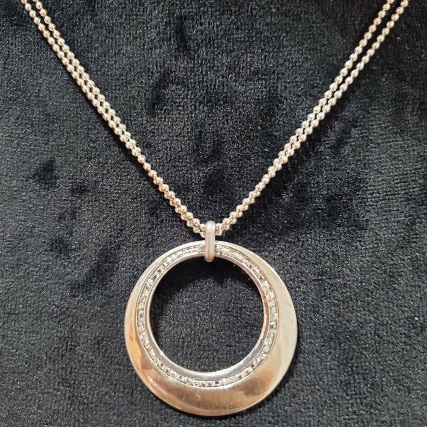 Women's Gold Round Decor Link Chain Fashion Jewelry Necklace