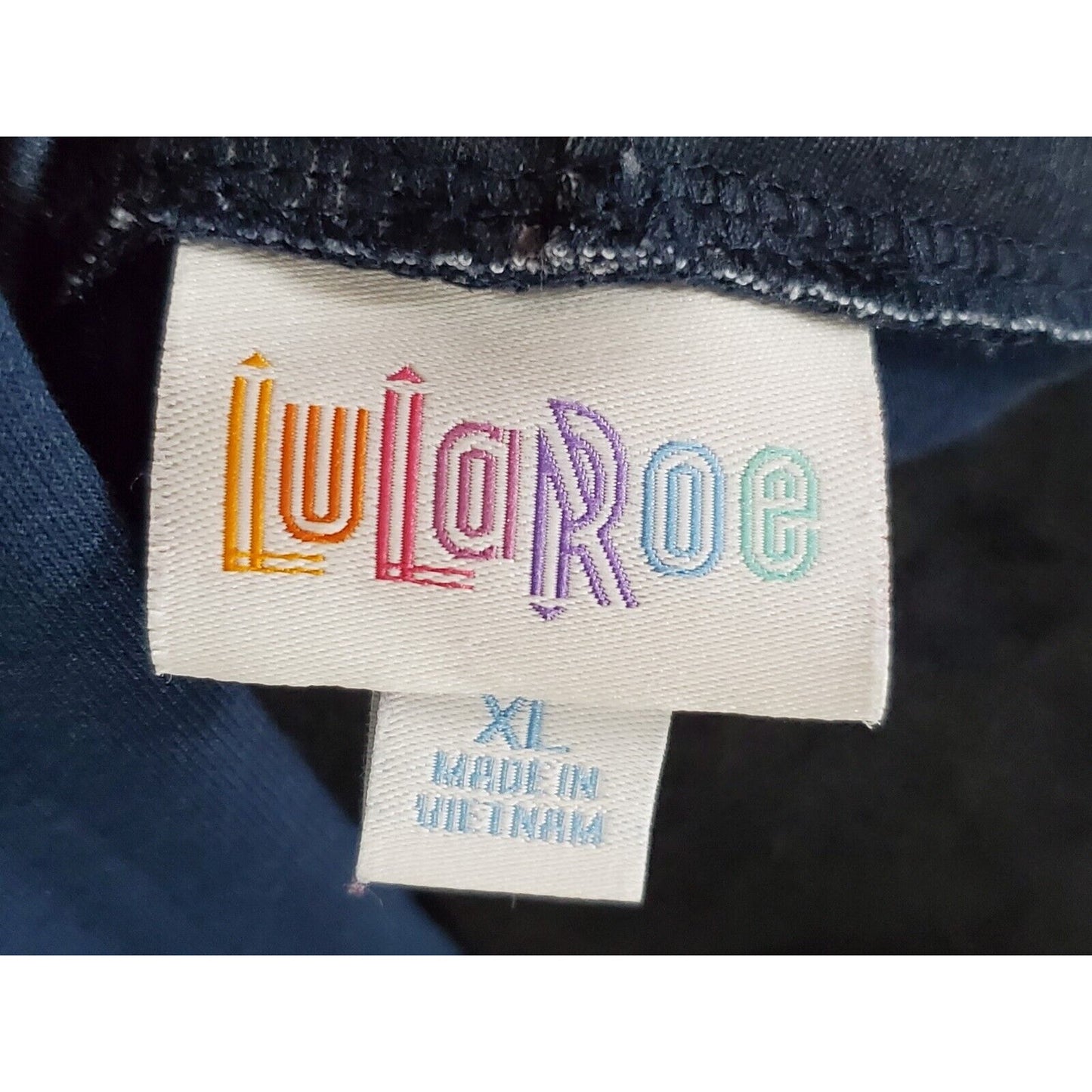 Lularoe Potion Blue Solid Polyester Long Sleeve Casual Hoodie Jacket Size XL
