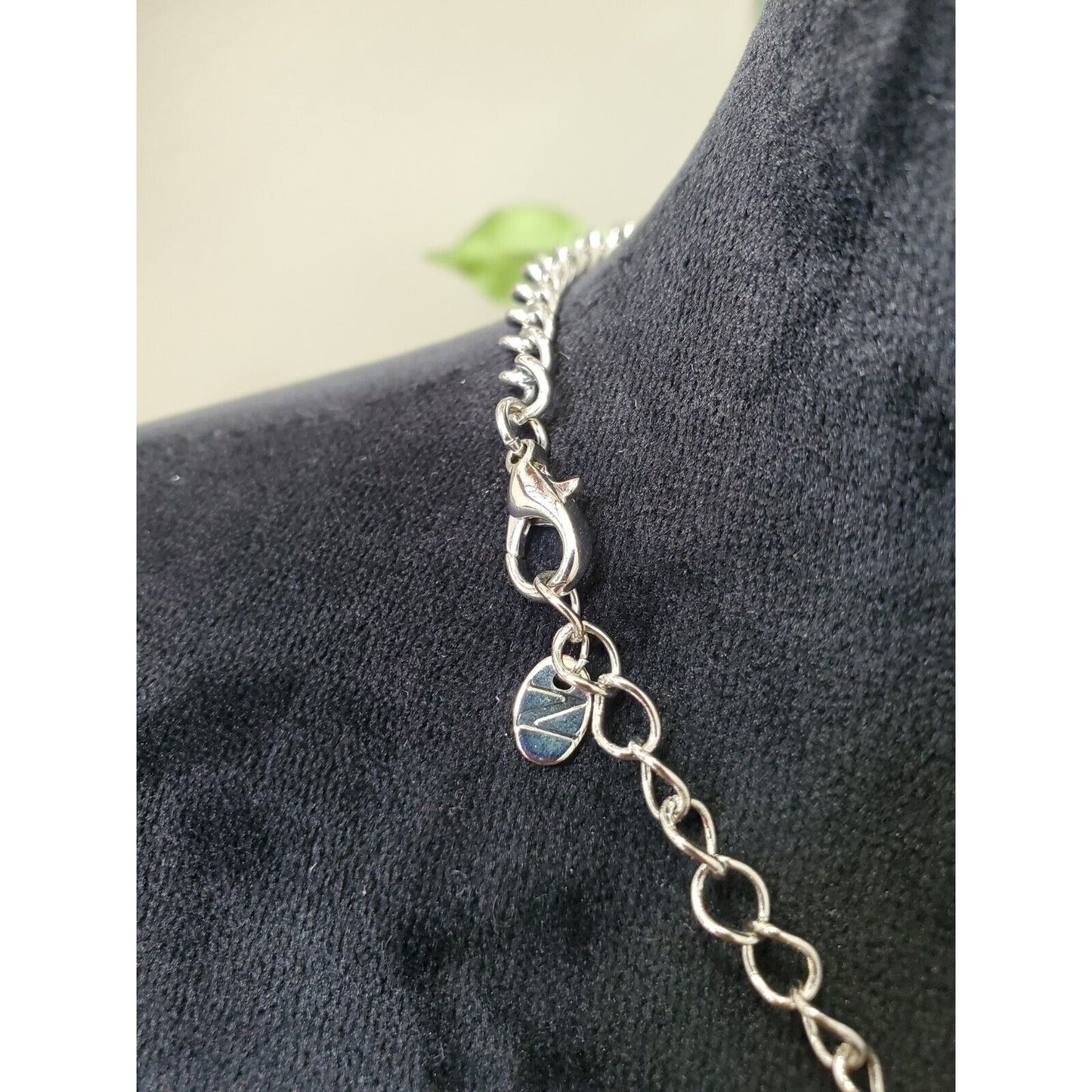 Women's Silver Tone Teal Turquoise Bead Balls Fashion Jewelry Necklace