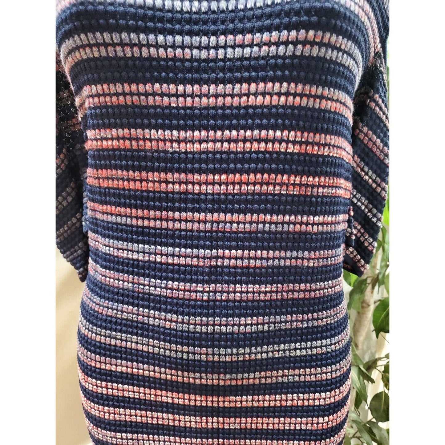 Rachel Roy Cold Shoulder Polyester Round Neck Midi Length Dress 1X