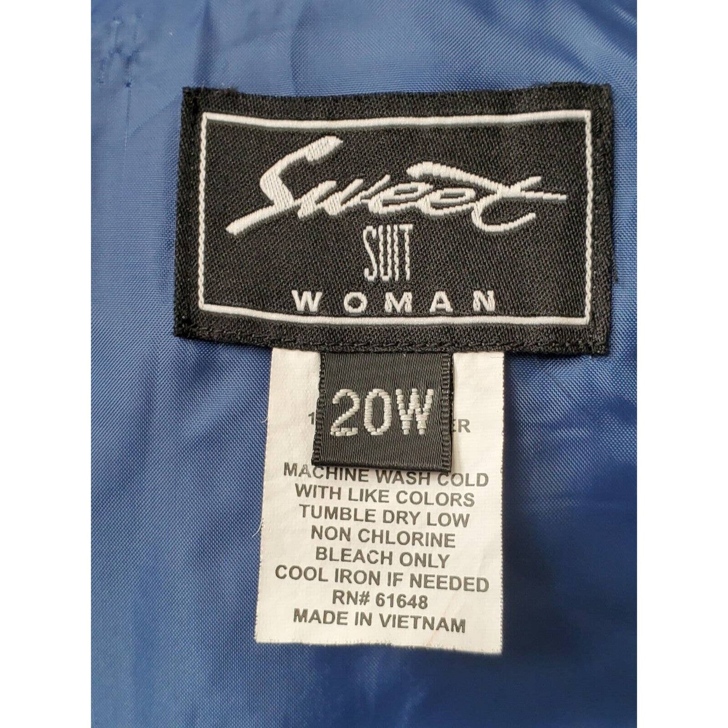 Sweet Suit Women's Gray Polyester Single Breasted Blazer & Skirt 2 Piece Set 20W