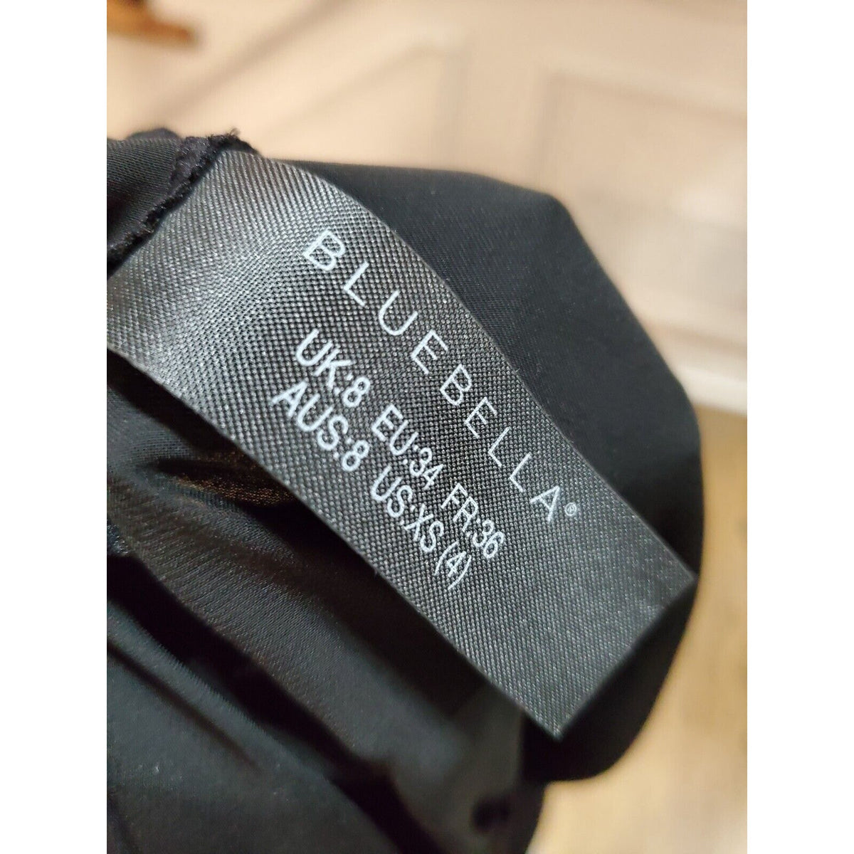 Bluebella Women’s Black Polyester Sleeveless River Teddy Bodysuit Size X-Small