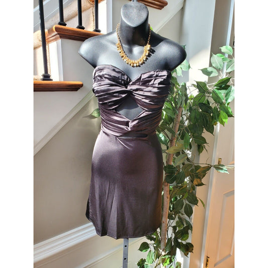 Runaway The Label Women’s Black Off The Shoulder Mich Mini Dress Size Large