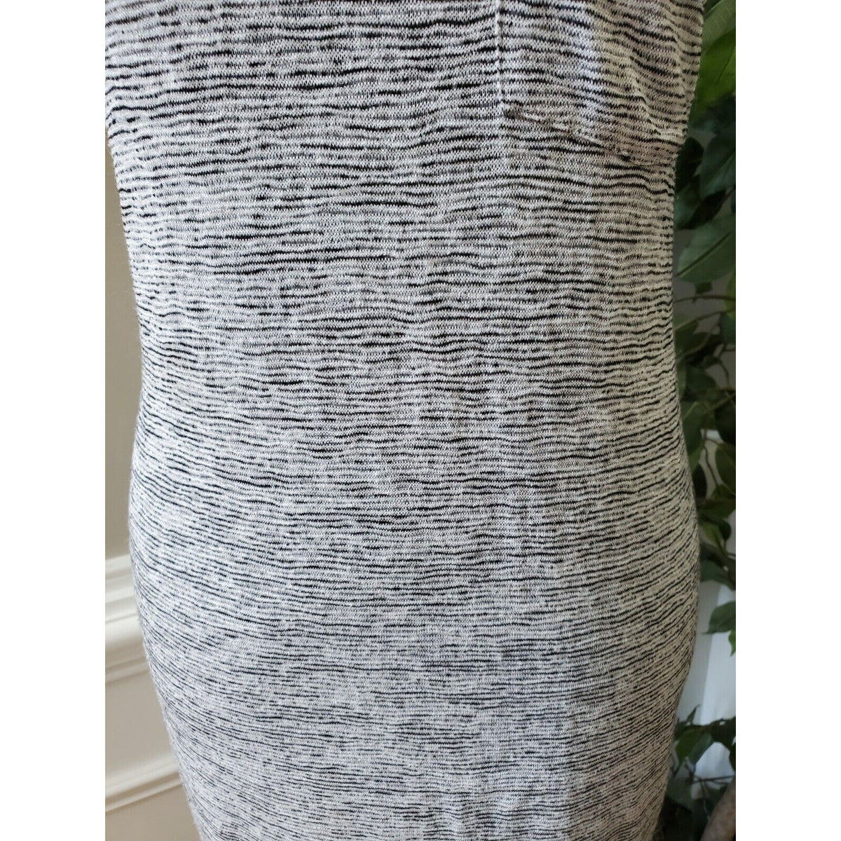 J. Crew Women's Gray 100% Modal Scoop Neck Sleeveless Knee Length Dress Size S