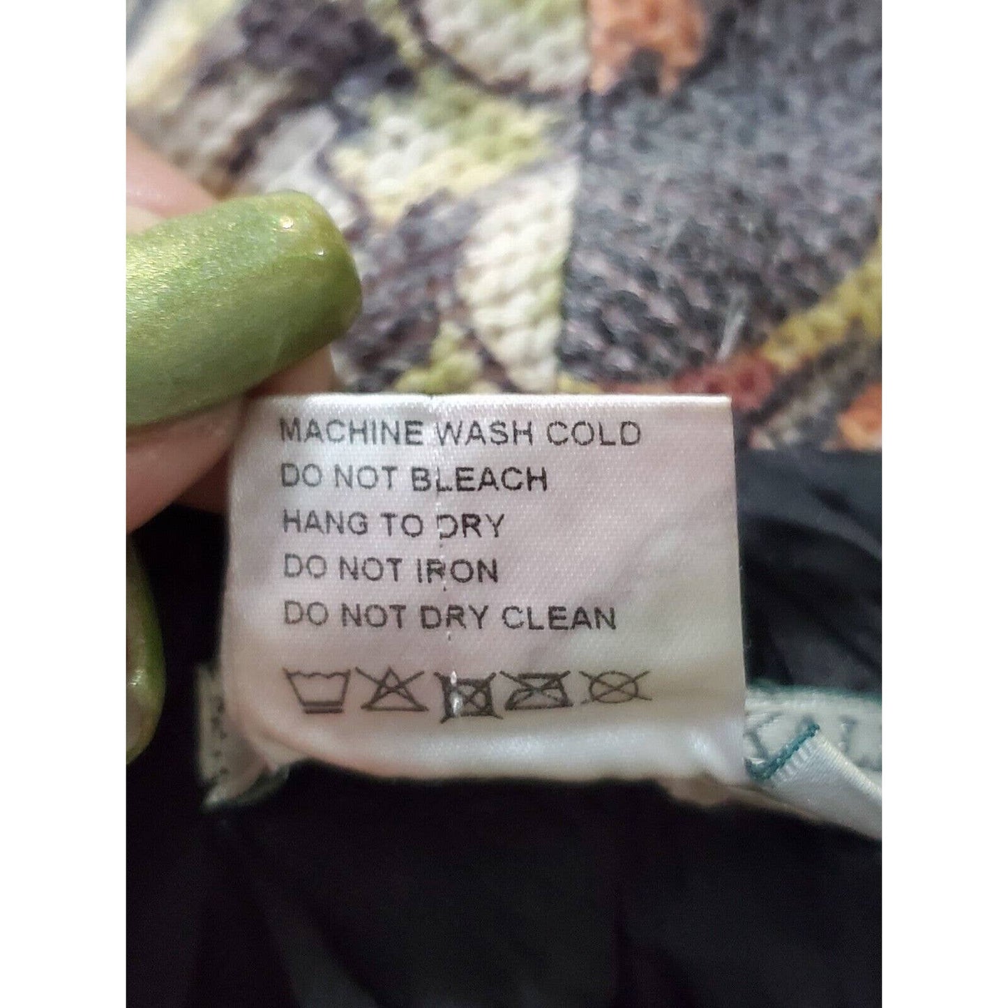 Alberto Makali Women's Floral Polyester Long Sleeve Casual Jacket Blazer Size M