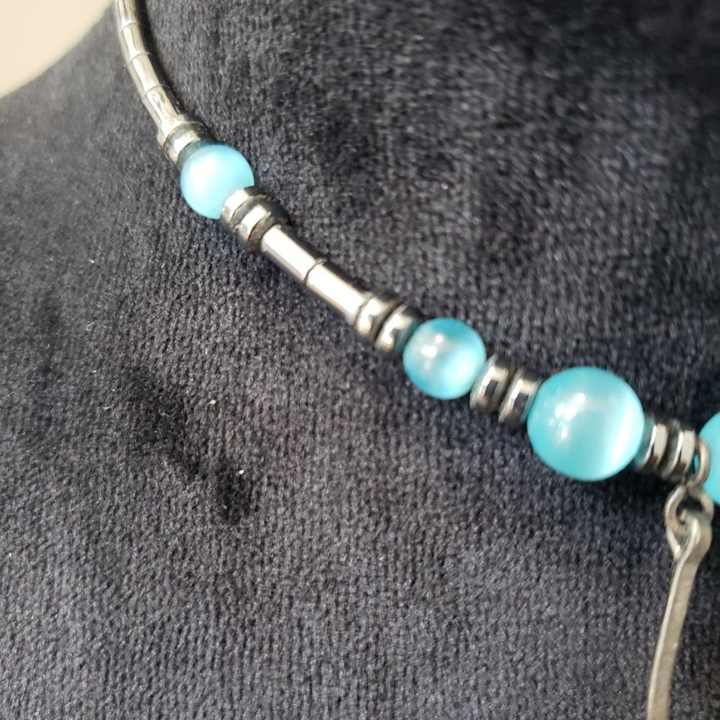 Womens Fashions Multicolor Turquoise Gemstone Bib Choker Necklace