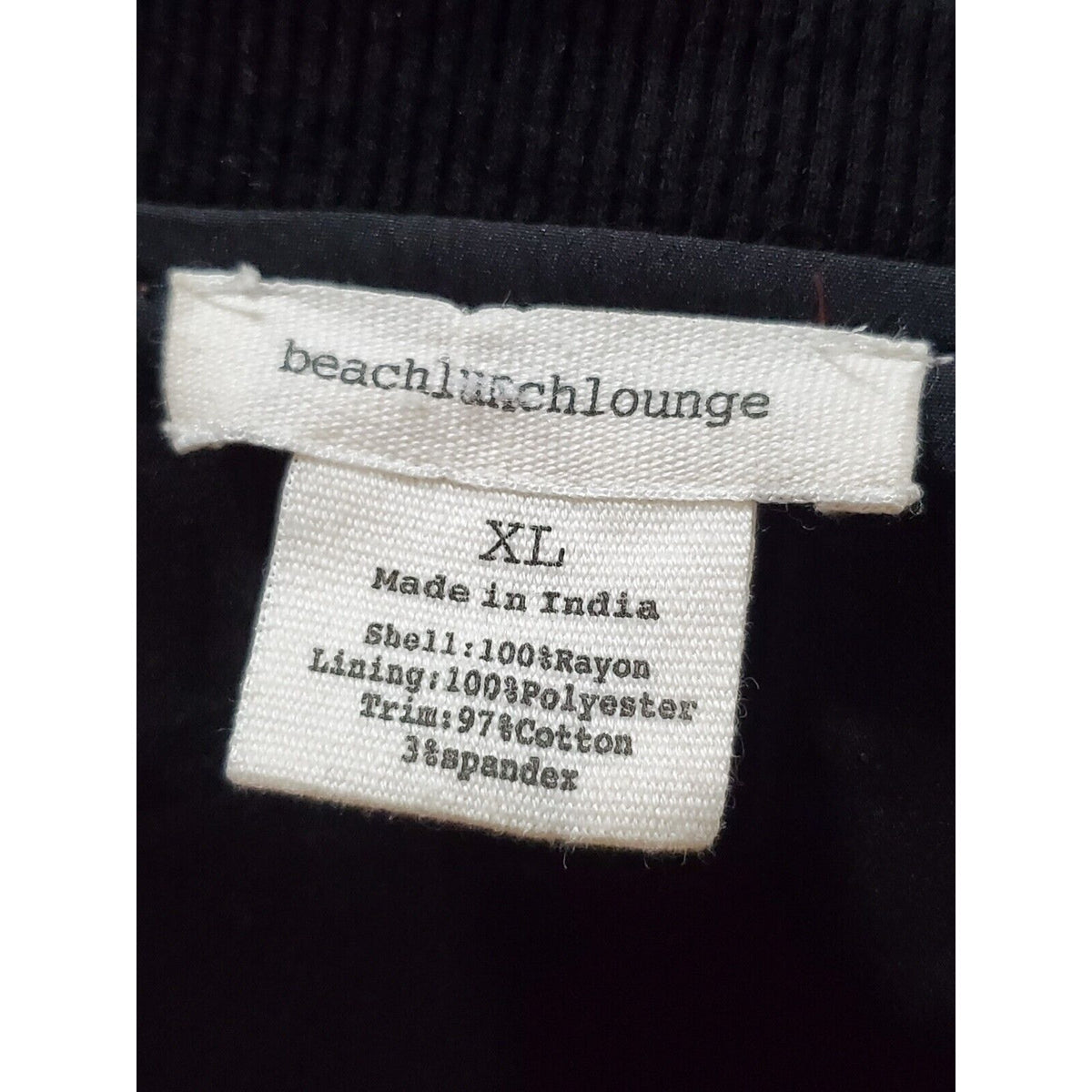 Beachlunchlounge Womens Red & Black Leopard Print Full Zip Front Jacket Size XL