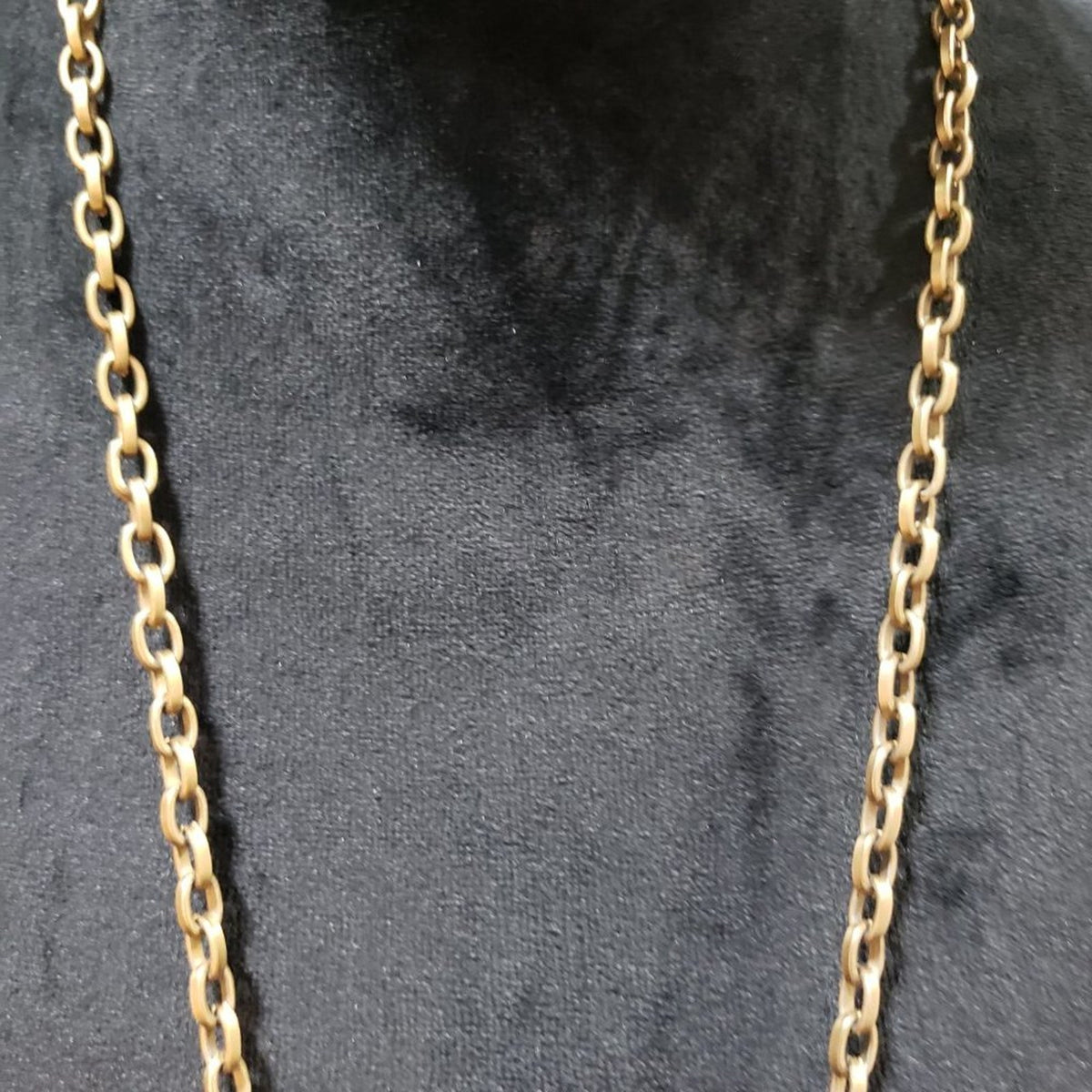 Vintage Women's Multiple Gold Tone Links Keys Necklace