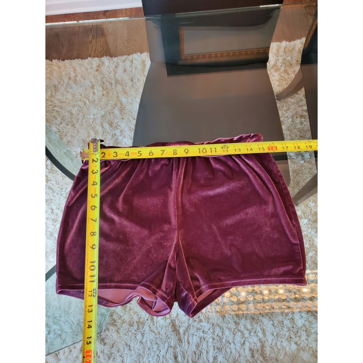 Torrid Curve Women’s Plus Purple Velvet Velour Comfort Pull On Shorts Size 0