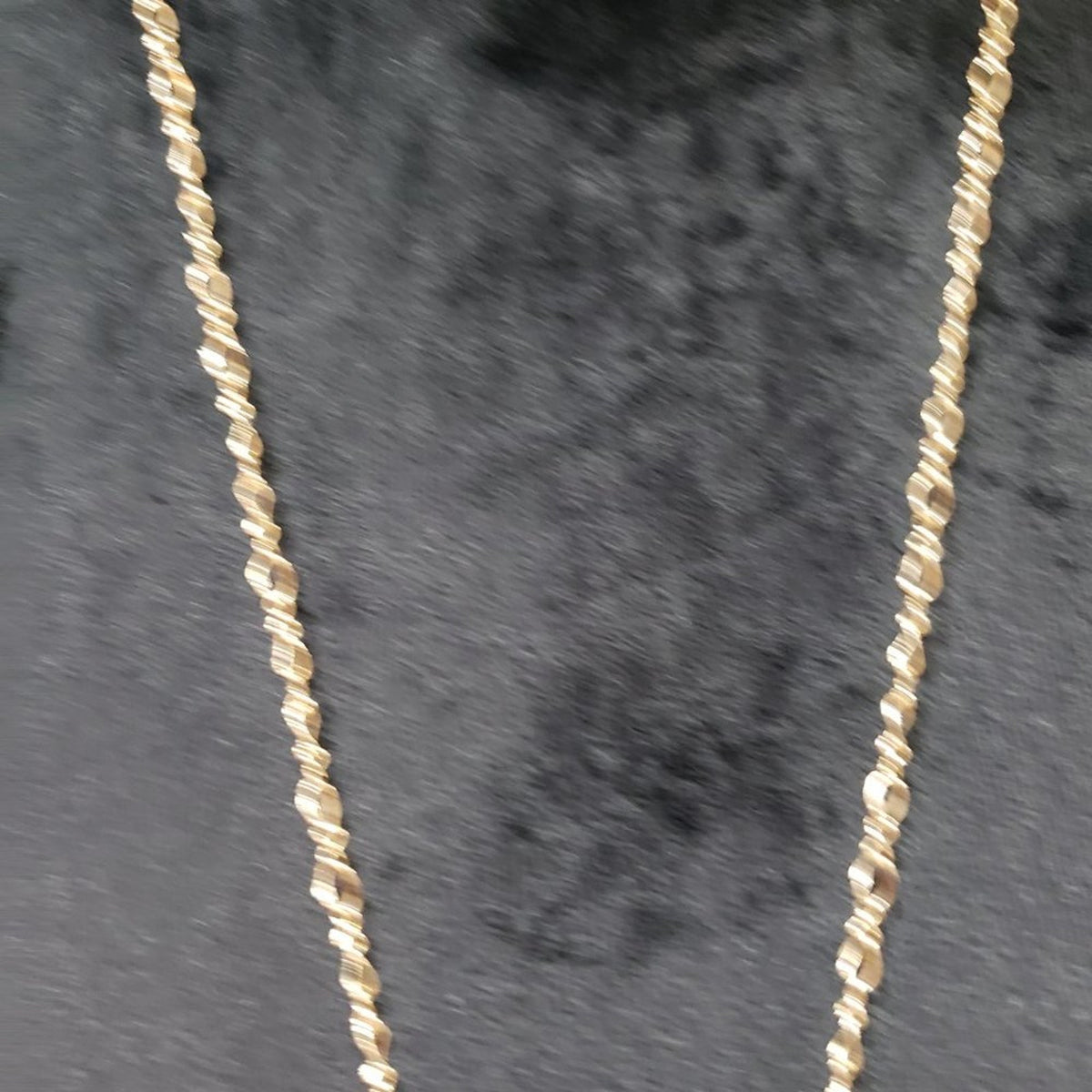 Women's Gold Tone Chain Link Tassel Art Deco Style Pendant Necklace