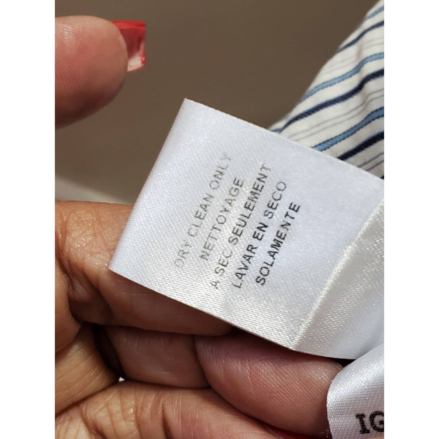 BCBGMaxazria Women's Striped Cotton Long Sleeve Single Breasted Fitted Blazer M