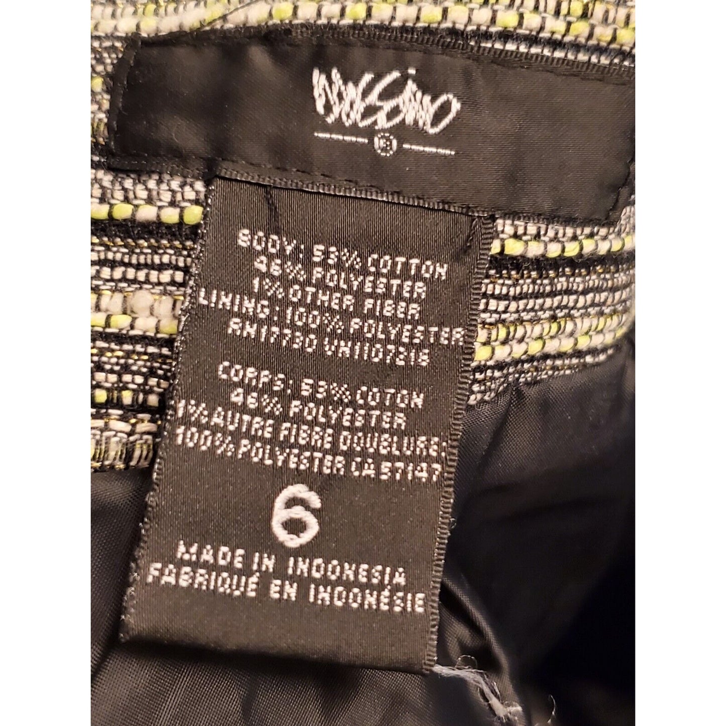 Mossimo Women's Gray Cotton Blend Casual Pencil & Straight Mini Skirt Size 6