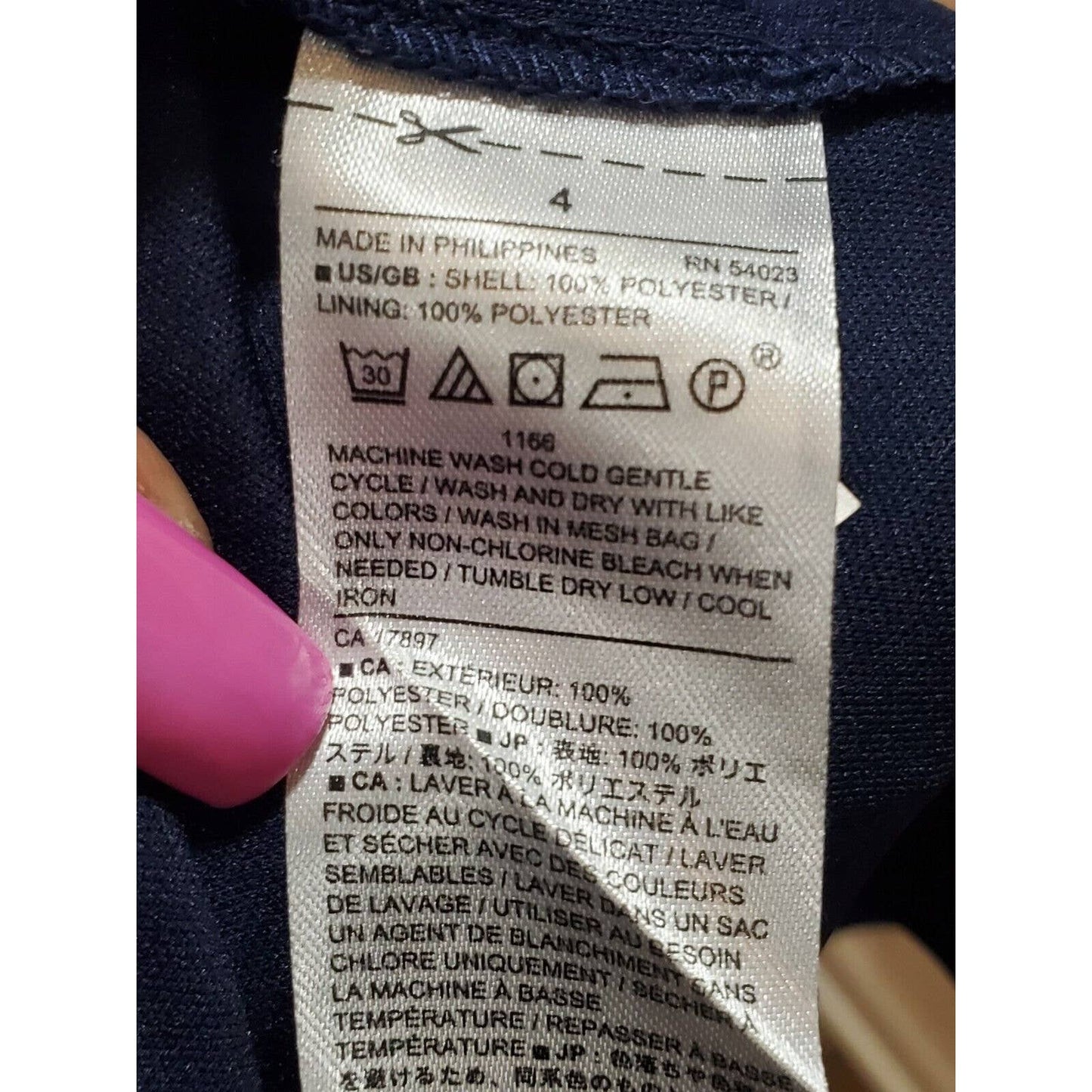 Banana Republic Women's Blue Polyester Short Sleeve Casual Knee Length Dress 4