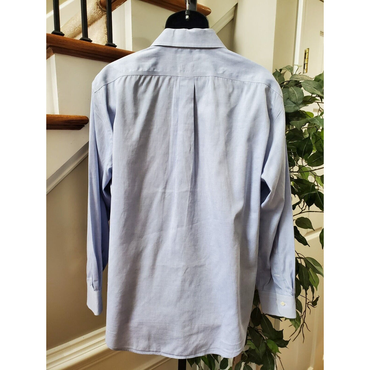 Lauren Ralph Lauren Men's Blue Cotton Classic Fit Button Down Casual Shirt XL