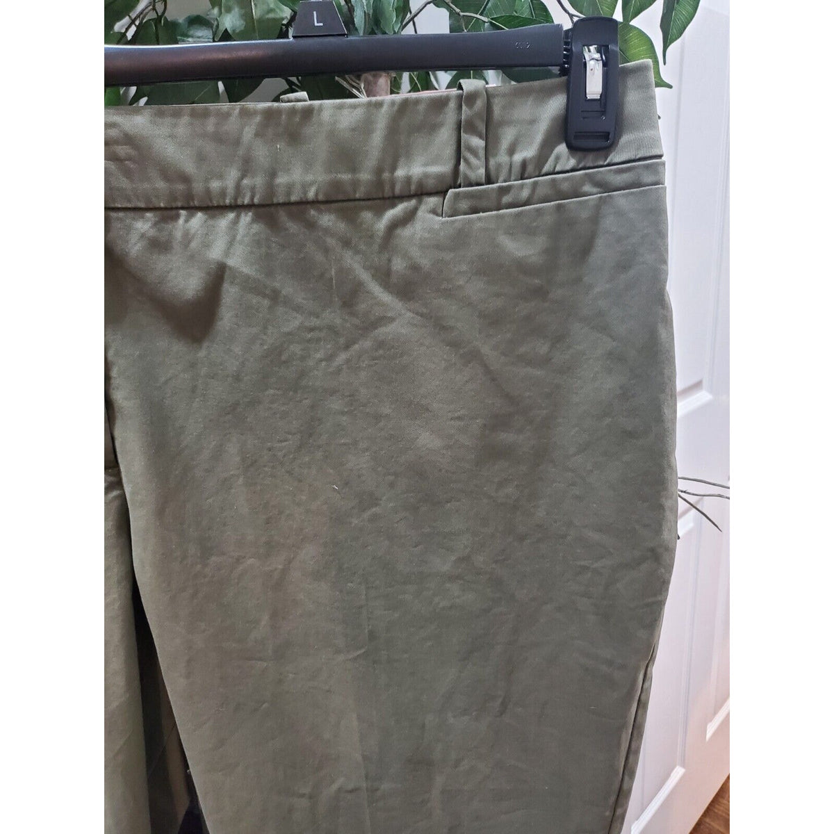 Lane Bryant The Allie Green High Rise Skinny Ankle Stretch Slacks Pants Size 26