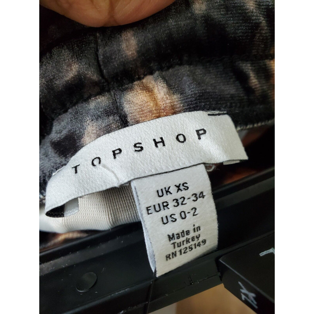 Top Shop Womens Multicolor Tie Dye Velour Comfort Waist Pull On Joggers Pant 0-2